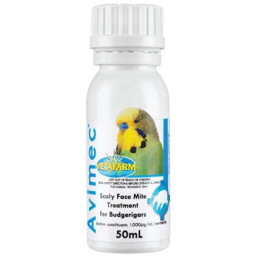 Vetafarm Avimec - 50ml - Air Sac and Scaly Mite Treatment - Topical - Parasitic - Avian Medications