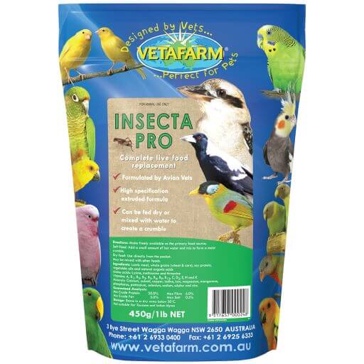 Vetafarm Insecta-pro Insectivore food - Bird Food-Finch And Canary Supplies USA - Glamorous Gouldians