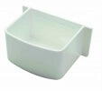 White Heavy Duty Plastic Parrot D Cup - art 43 - 2GR - Bird Cage Accessories