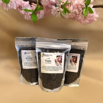 ladygouldianfinch.com Tonic Mix - used by canary breeders to denote the soft black oily seeds with thin, brittle hulls 