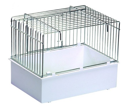 2gr Art27p- Max Bath with door, and metal cage surround - Outside the Cage Bath tub - Finch And Canary Cage Accessories