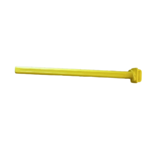 2gr art 81 - Plastic Perch 7" long, 1/2" Diameter - Yellow - Great for finches and canaries - Cage Accessory-Glamorous Gouldians