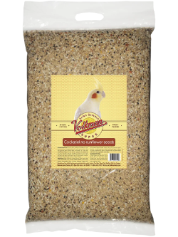 Volkmans Avian Science Super Cockatiel No Sunflower - 20lb Bag - ENCOURAGES NATURAL FORAGING BEHAVIOR
