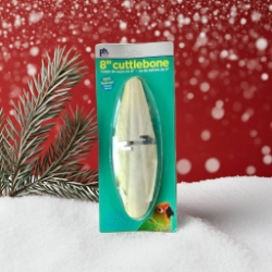 Prevue Pet 1159 XLG Cuttlebone - 8" Cuttlebone carded - Avian Calcium Supplement - Glamorous Gouldians