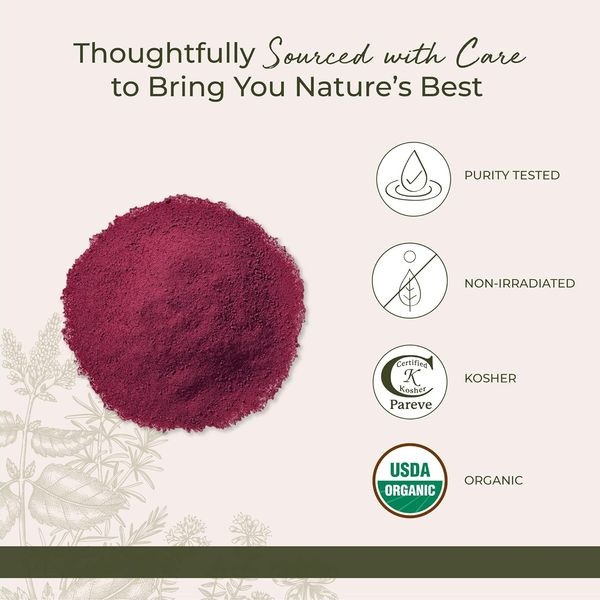 Organic Beet Root Powder - ad - Starwest Botanicals - Natural Red Color Supplement for feathers - Glamorous Gouldians 