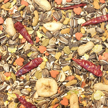 Higgins Vita Parrot-Close-Up-Fortified Seed Mix for Parrots - Bird Food - Glamorous Gouldians