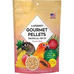 Lafeber Conure Tropical Fruit Pellets-only fruit pellet made exclusively with the natural taste of fruit-Non GMO Bird Food