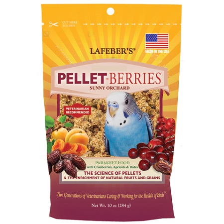 Sunny Orchard Pellet-Berries Parakeet Food - lafeber-parakeet-pelletberries-sunny-10oz