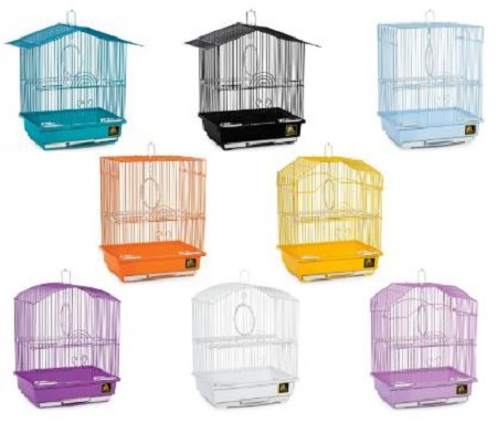 12x9 Bird Cage - prevue-sp21008-cage-12x9-black-house