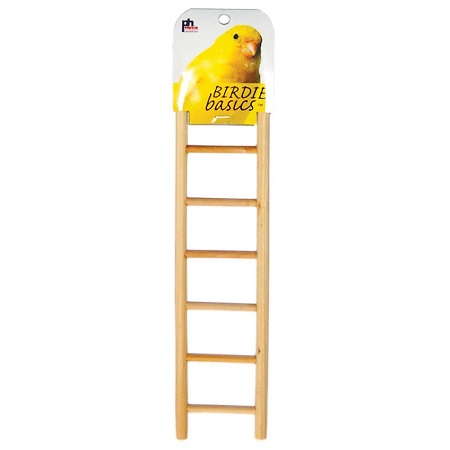 Prevue Pet 7 rung pine Ladder-Helpful with handicap or baby birds-Cage Accessory-Glamorous Gouldians
