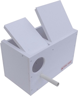 Double Lid PVC Nest box for gouldian finches - Professional Line 
