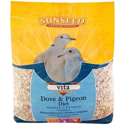 Sunseed Vita Dove & Pigeon  Sunseed, Vita Sunscription,  Dove & Pigeon Diet, Dove Food, Pigeon Food, Vitakraft, Fortified Dove food, bird food, Bird supplies