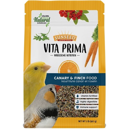 Sunseed Vita Prima Canary & Finch Food - sunseed-vitaprima-finch/canary-2lb